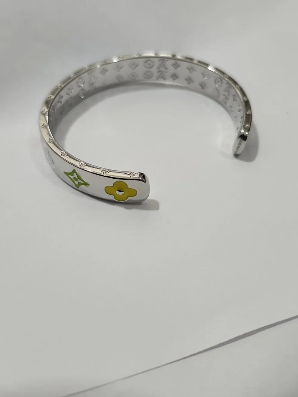 LV Open Bangle bracelet  Silver for women